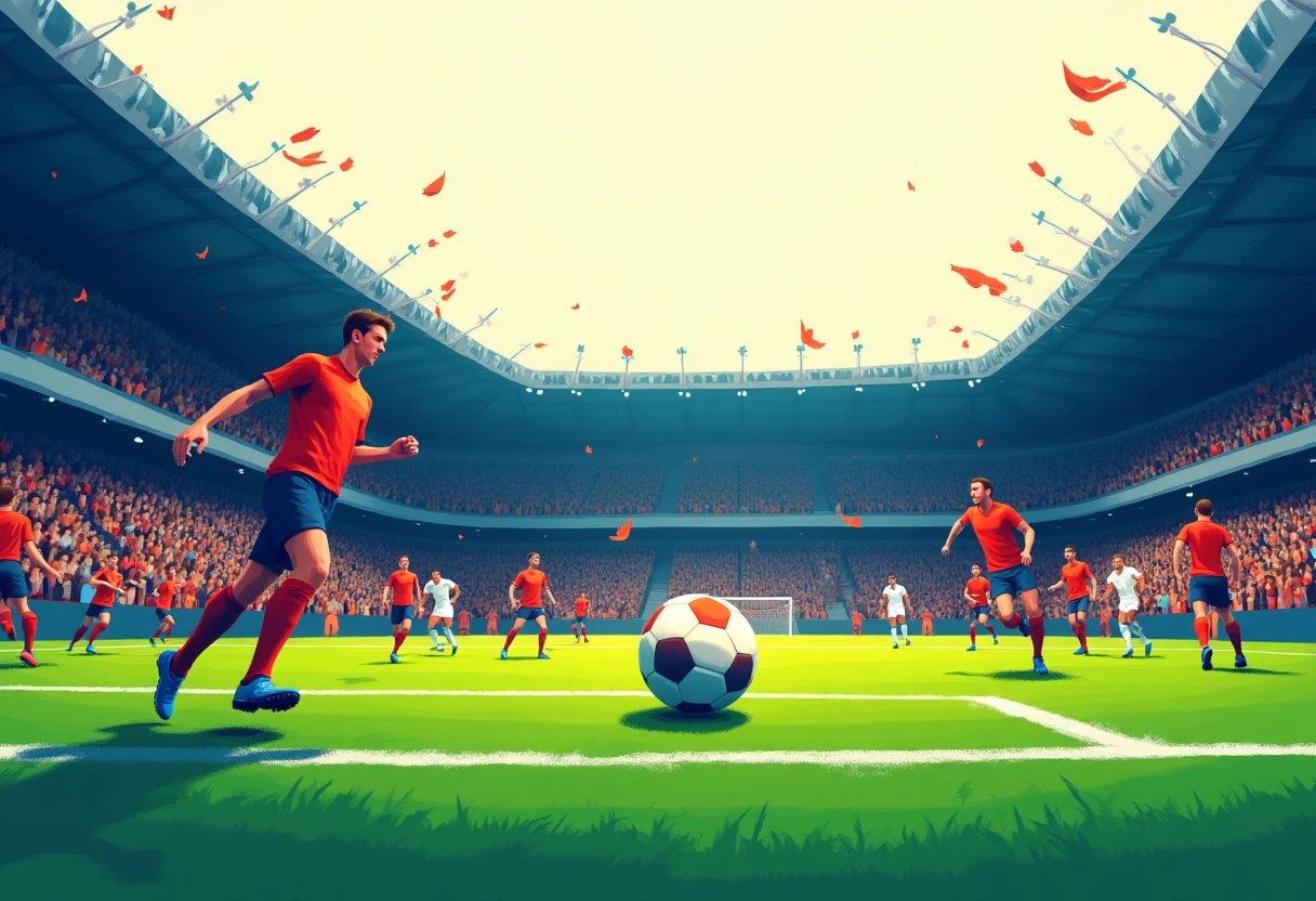 Competitive Bundesliga match setup