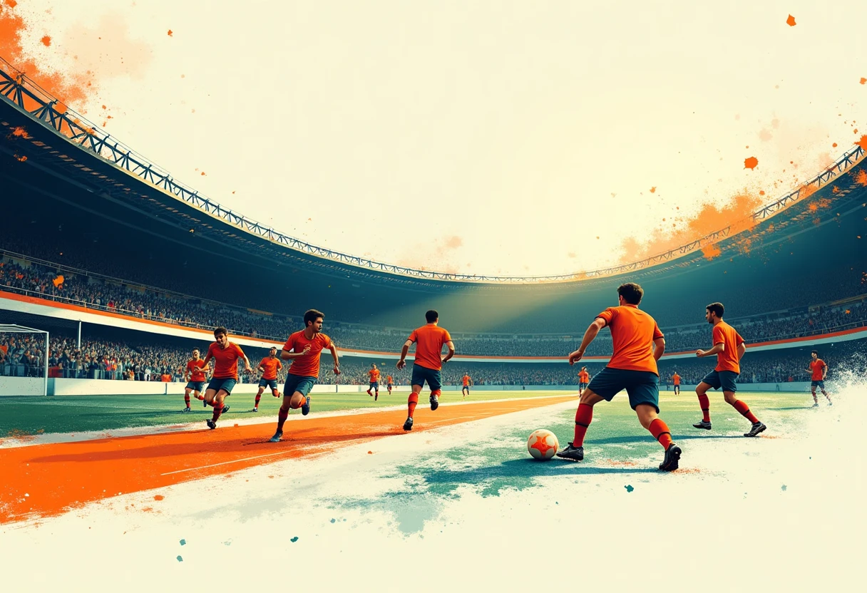 Bundesliga match illustration