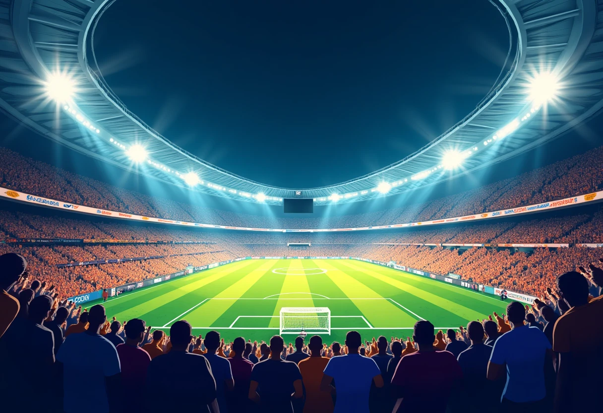 Estadio Ligue 1 lleno de energía