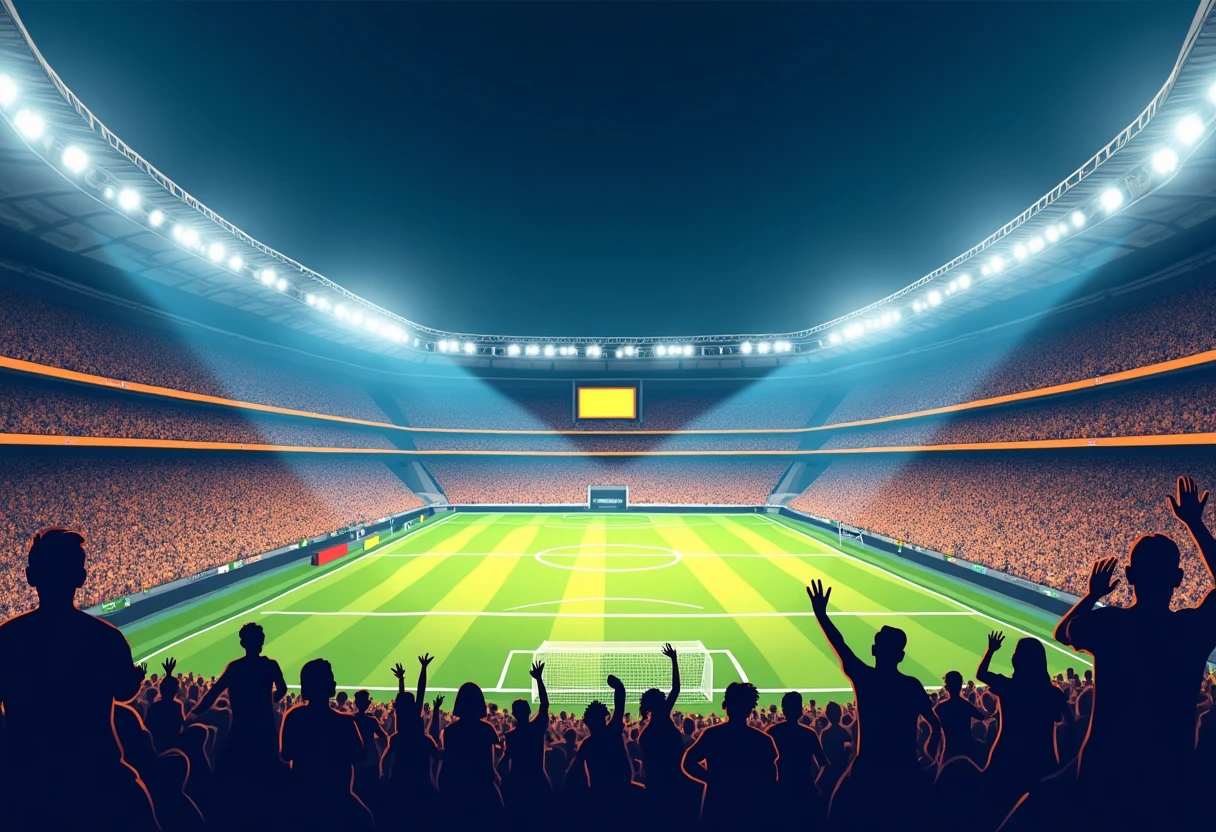 Estadio de noche