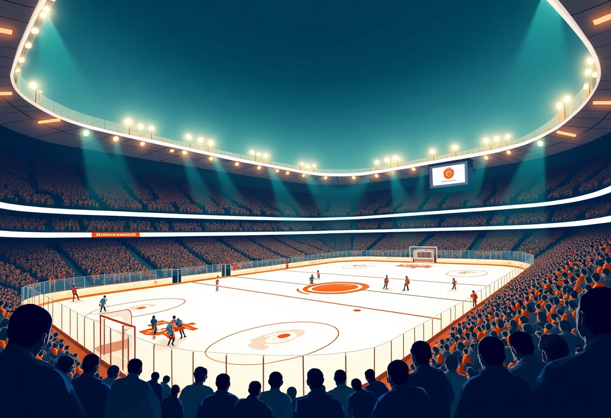 NHL-Spiel im ausverkauften Stadion