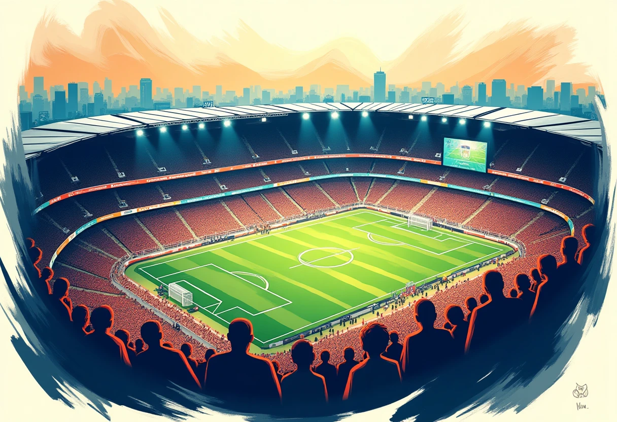 UEFA Champions League stadium anticipation