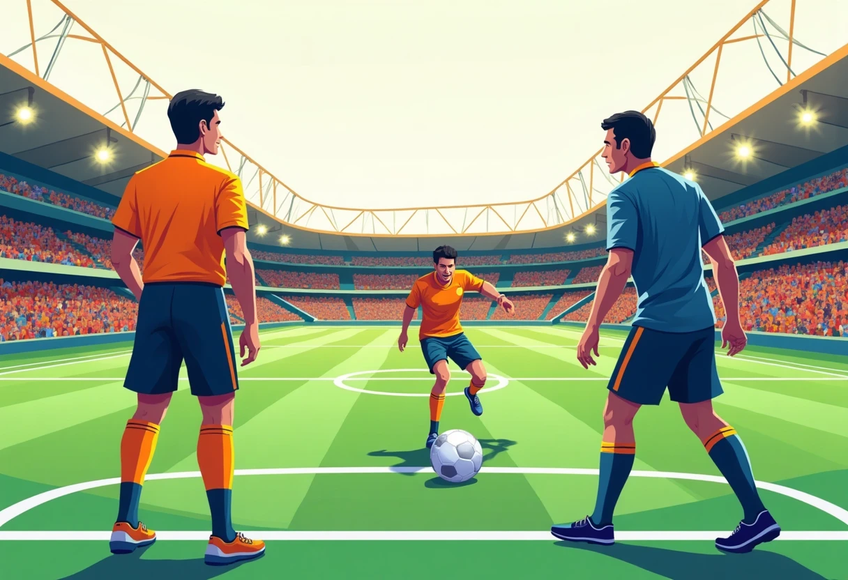Voetbal klaar voor de aftrap